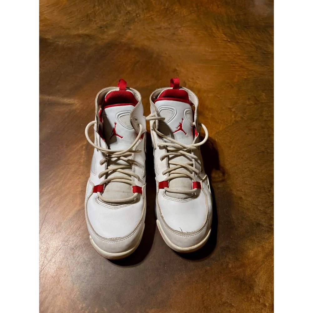 Air Jordan 6 Retro Alternate Youth Basketball Sneakers Shoes White Red Size 7Y